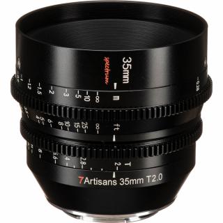 7Artisans SPECTRUM 35mm T2.0 Full Frame Cine objektiv (Canon EOS-R)