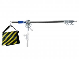 Boom Arm rameno z nerezové oceli 120-250cm  Extrémě pevné, sandbag s kakabinou součástí