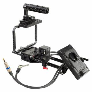 Camtree Hunt BMCC klec s XLR adaptérem a V-Mount nástavcem