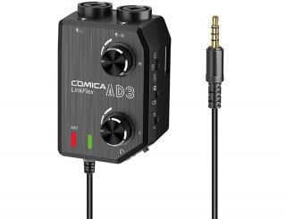 Comica Audio LinkFlex AD3 XLR - 3,5mm / 6,35mm TRRS předzesilovač
