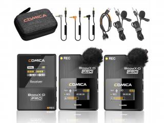 Comica BoomX-D PRO D2 (nová verze) - bezdrátový video mikrofon  Mikroporty na rozhovory, bezdrátový mikrofon