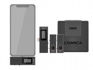 Comica VDLive 10 Mi 2,4GHz bezdrátový mikrofon pro kamery i iPhone  Verze 2022 - pro iPhone i kamery