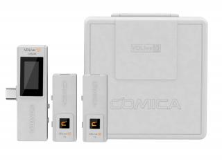 Comica VDLive 10 UC 2,4G bezdrátový USB-C mikrofon (bílý)