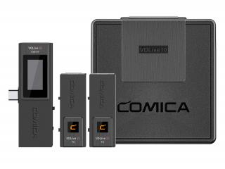 Comica VDLive 10 UC 2,4G bezdrátový USB-C mikrofon (černý)