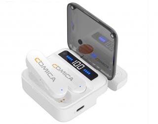 Comica Vimo S (MI) 2,4G bezdrátové klopové mikrofony pro iPhone a iPad  Verze pro Lightning Apple (bílá)