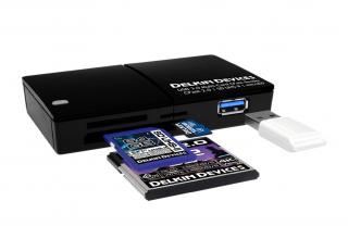 Čtečka karet CFast/SD/Micro UHS-II (USB 3.0)