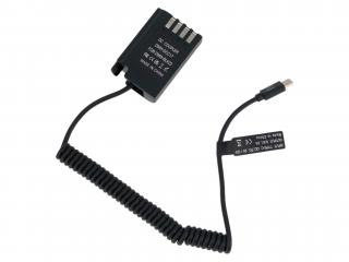 Dummy baterie DMW-BLK22 s USB-C konektorem (DCC12 / DCC17) Panasonic