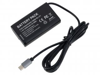 Dummy baterie Panasonic DMW-BLJ31 s USB-C koncovkou (S1, S1H, S1R)