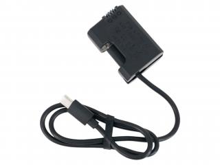 Dummy baterie Sony NP-FW50 s USB-C konektorem (odpojitelným)