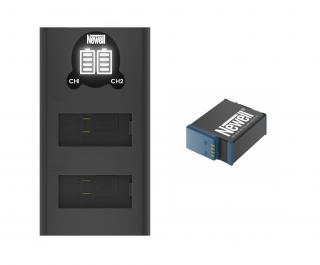 Dvoukanálová nabíječka s baterií AHDBT-901 Newell DL-USB-C pro GoPro 9 a 10