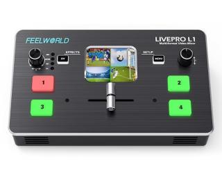 Feelworld Livepro L1 V1 livestream Video Mixer  Aktualizovaná verze 2024 V1