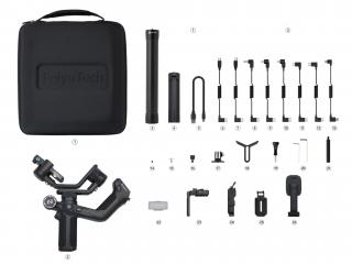 Feiyu SCORP Mini 2 - gimbal pro bezzrcadlovky, smartphone, akční kamery  Nosnost až 1,2 kg - nejnovější model 2024 Kit Bundle