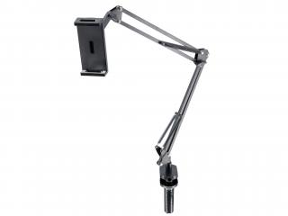 Flexibilní rameno pro tablety a smartphony se sponou na stůl (Černá)