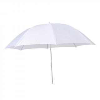 Foto deštník bílý - změkčovací (84 cm/108 cm) 108 cm