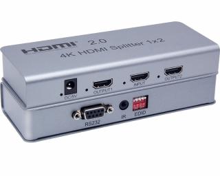 HDMI splitter - rozbočovač 1x2 HDMI 4K