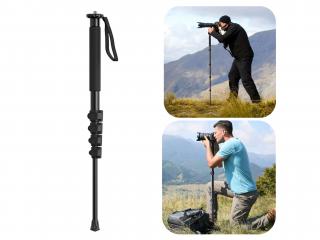 Hliníkový monopod (43 až 155 cm) s 1/4" a 3/8" šrouby  Nosnost až 5 kg