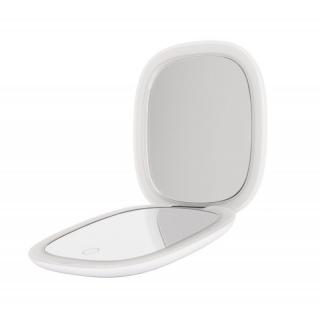 Humanas HS-PM01 beauty zrcátko s LED podsvícením – bílé  Dobíjecí baterie: 600 mAh, dotyková obrazovka