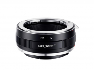 K&F Adaptér objektivu Pentax K (PK) na Sigma, Leica, Panasonic L-mount  KF06.470