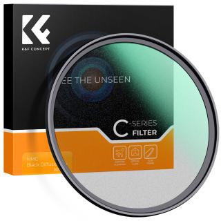 K&F Concept Slim 1/4 ultra-clear,  Black Diffusion Filter (52mm)  KF01.2244