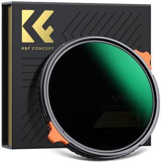 KF Concept Nano-X variabilní ND2-32 + CPL 2v1 filtr (58mm)  KF01.2569 - Nano-X Prémiová řada filtrů