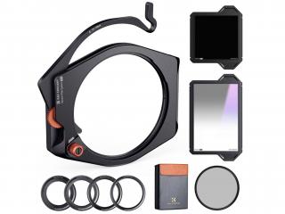 KF Concept Pro Kit 100mm čtvercových filtrů s držákem a redukčními kroužky (CPL+ND1000+Soft GND8)  SKU.1808V1
