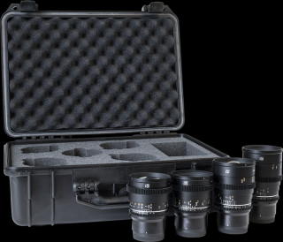 Kit VDSLR objektivů MK2 Canon EF (24,35,50,85mm) + kufr