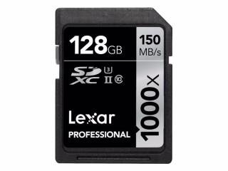 Lexar Pro 1000X SDHC/SDXC UHS-II U3 R150/W90 paměťové karty 128GB