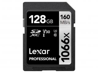 Lexar Pro 1066x SDXC U3 (V30) UHS-I R160/W120 paměťová karta 128GB
