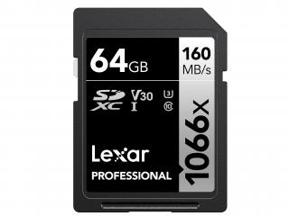 Lexar Pro 1066x SDXC UHS-I paměťová karta 64GB