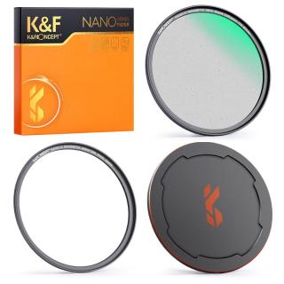 Magnetický K&F Black Mist 1/4 filtr s kovovou krytkou (67mm)