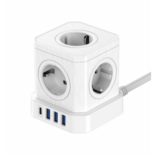 Newell GaN Power Cube 9v1 – bílá
