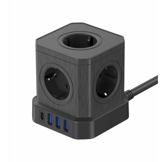 Newell GaN Power Cube 9v1 – černá