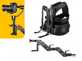 Podpůrné rameno s vestou pro gimbaly DJI RS3, RS3Pro, RS3mini, Moza Air 2, Crane 2