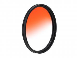 Přechodový filtr gradient - červený (58mm)