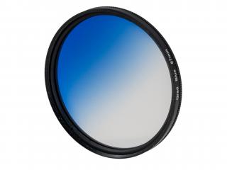 Přechodový filtr gradient - modrý (58mm)