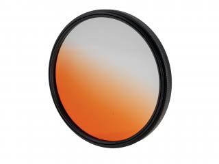 Přechodový filtr gradient - oranžový (58mm)