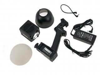 Redhead S60 - Výkonné MINI COB led světlo (60W)  4750 Lumenů, Smartphone App, USB-C Bateriový grip NP-F (bez baterií)