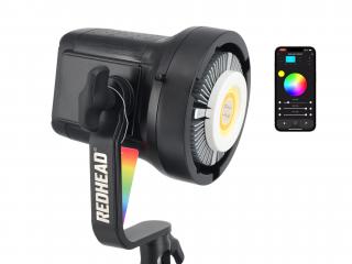 REDHEAD ST-135 RGB COB LED světlo s Bowens mount  11800 lumenů, 35100 Lux, NP-F slot na baterie