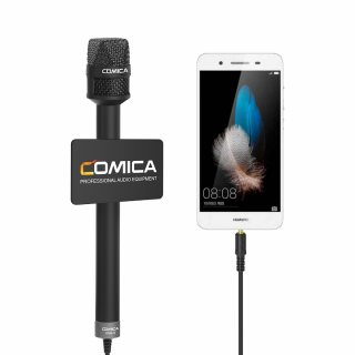 Reportážní mikrofon pro smartphone, mobily (TRRS) Comica HRM-S