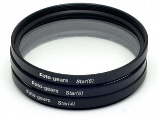 Sada tří filtrů s hvězdicovým efektem (52mm) - STAR FILTR