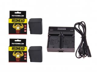 Set dvou baterií NP-F 970 (7800mAh) + nabíječka NP-FM50/F960 baterie