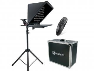 Teleprompter LENSBOT ST-4200 čtecí zařízení s 15" monitorem  Set obsahuje 2 metrový stativ i monitor 15"