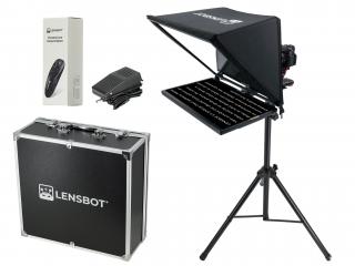 Teleprompter LENSBOT ST-5200 čtecí zařízení s 21,5" monitorem  Set obsahuje 2 metrový stativ i monitor 21,5"