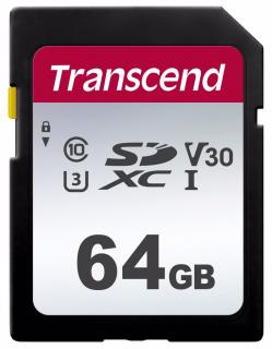 Transcend Silver 300S SD UHS-I U3 (V30) R95/W45 paměťové karty 64GB