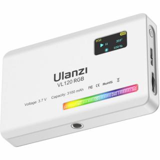 Ulanzi VL120 (RGB nová verze) externí 360° RGB LED video světlo pro foto a video (2500K-9000K)
