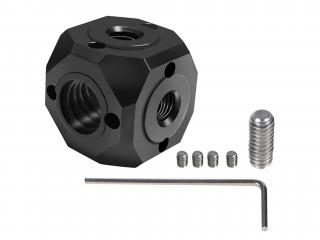 Univerzální kostkový adaptér na kameru s více závity (1/4" a 3/8")