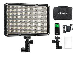 Viltrox VL-D640T + adaptér - Bi-color video LED světlo (3300K-5600K)