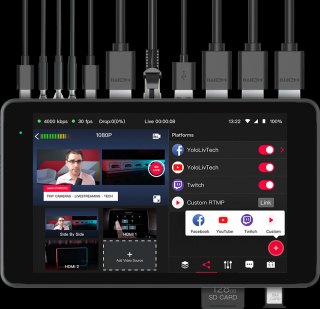 YOLOLIV Yolobox Pro streamovací monitor
