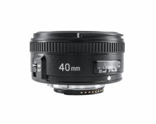Yongnuo YN 40mm f/2,8 objektiv (Nikon F)