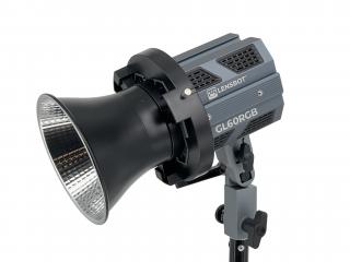 (ZÁVADA) LENSBOT GL60RGB COB led světlo (2700-6500K) s RGB režimem  80W, 22655 luxu na 1 metr, Bi-Color, Smartphone app